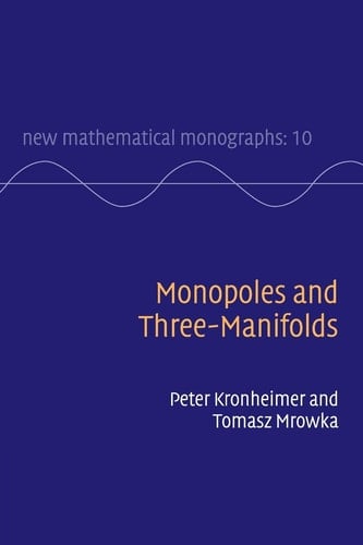 Monopoles and Three-Manifolds
