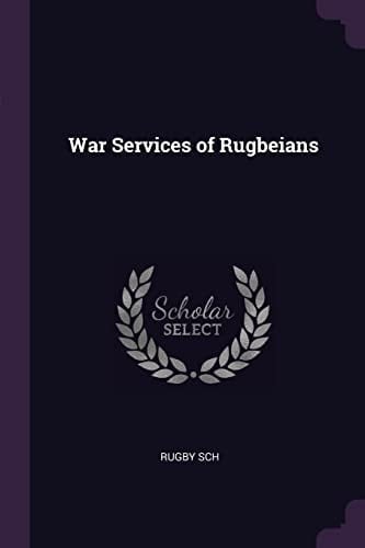 War Services of Rugbeians
