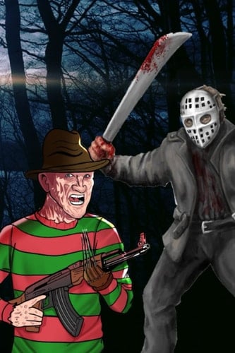 Horror Slasher Jason Freddy Journal Notebook 13th Nightmare