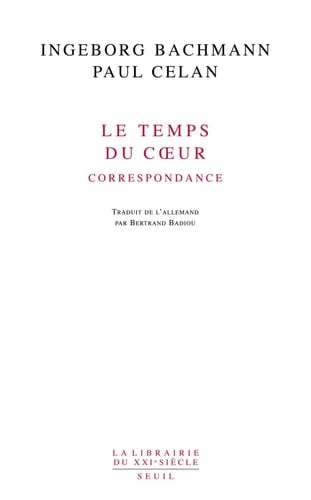 Le temps du coeur Correspondance (1948-1967)