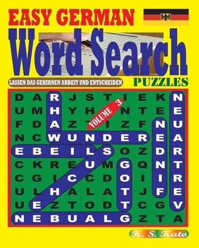 EASY GERMAN Word Search Puzzles. Vol. 3