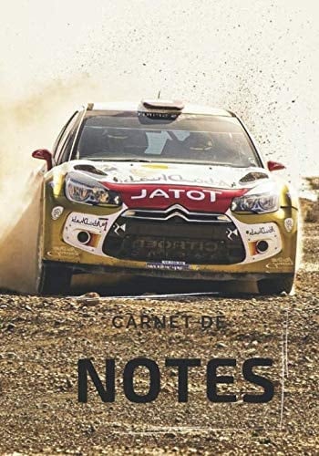 Carnet de notes: Cahier de 100 pages grands carreaux - Rallye (French Edition)