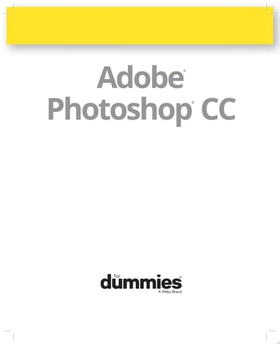 Adobe Photoshop CC For Dummies