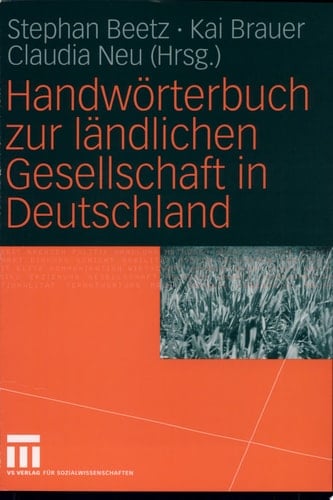 Handwörterbuch zur ländlichen Gesellschaft in Deutschland