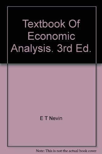 Textbook of Economic Analysis