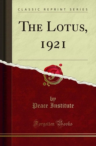 The Lotus, 1921 (Classic Reprint)