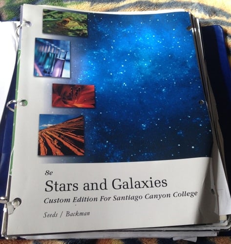 Stars and galaxies custom edition for Santiago Canyon College Seed