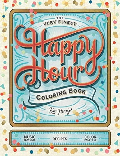 The Very Finest Happy Hour Coloring Book