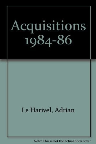 Acquisitions 1984-86