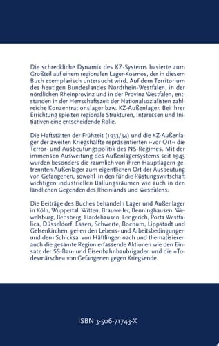 Konzentrationslager im Rheinland und in Westfalen 1933-1945 zentrale Steuerung und regionale Initiative