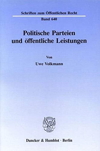 Politische Parteien und öffentliche Leistungen
