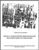 Titoli e annotazioni bibliologiche nei papiri greci di Ercolano