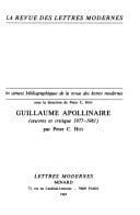 Carnet bibliographique Guillaume Apollinaire œuvres et critique (1977-1981)