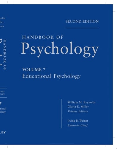 Handbook of Psychology, Educational Psychology