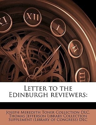 Letter to the Edinburgh reviewers