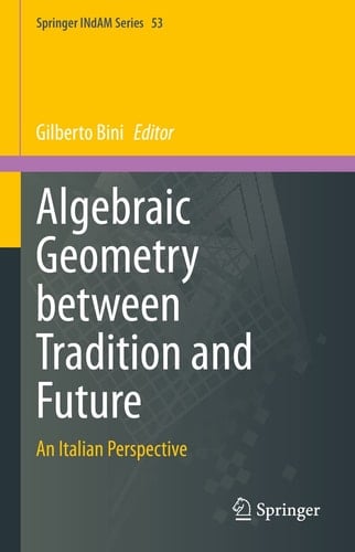 Algebraic Geometry between Tradition and Future An Italian Perspective