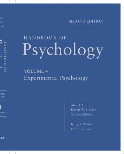 Handbook of Psychology, Experimental Psychology
