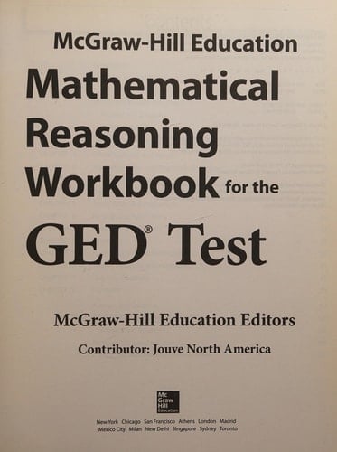 McGraw-Hill Education Mathematical Reasoning Workbook for the GED Test