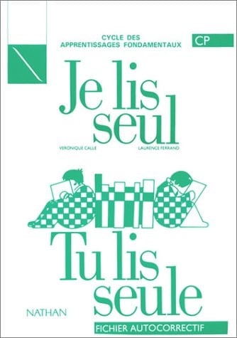 Je lis seul, tu lis seule fichier autocorrectif CP