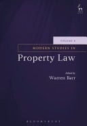 Modern Studies in Property Law Volume 8