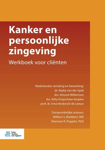 Kanker En Persoonlijke Zingeving Werkboek Voor Cliënten