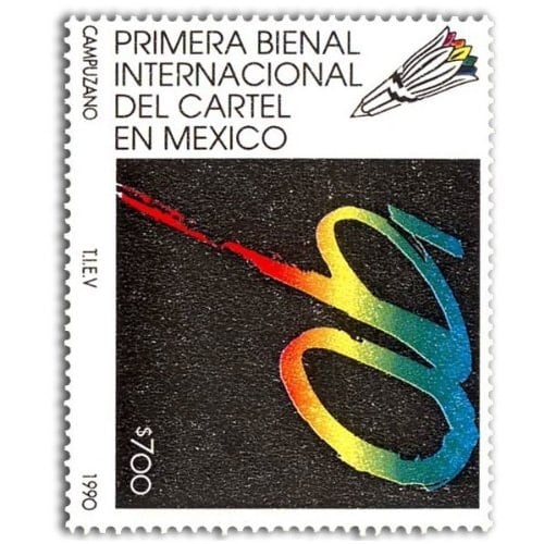 Bienal Internacional del Cartél de México Primera Bienal ... 1990 ; Ausstellung im Palacio de Minería, Mexiko-Stadt