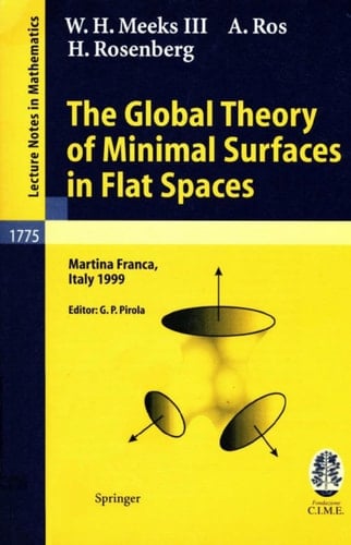 The Global Theory of Minimal Surfaces in Flat Spaces Lectures Given at the 2nd Session of the Centro Internazionale Matematico Estivo (C.I.M.E.) Held in Martina Franca, Italy, June 7-14, 1999