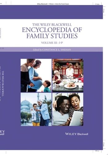 The Wiley Blackwell Encyclopedia of Family Studies, 4 Volume Set
