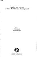 Housing and Income in Third World Urban Development