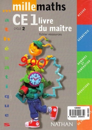 Millemaths CE1 cycle 2 livre du maître, fichier ressources