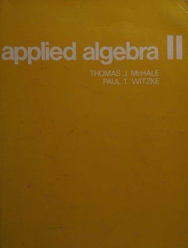 Applied Algebra II