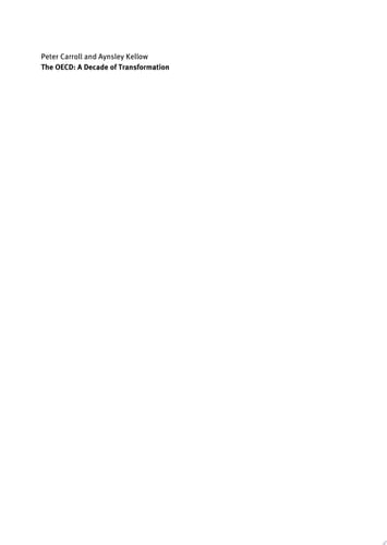 The OECD: A Decade of Transformation 2011–2021