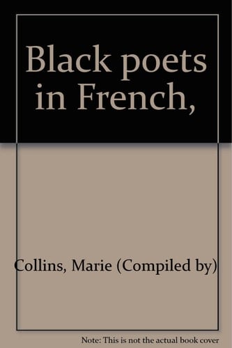Black poets in French,