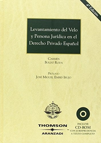 Levantamiento del velo y persona jurídica en el derecho privado español