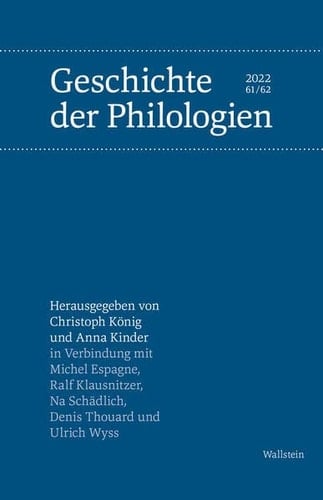 Geschichte der Philologien