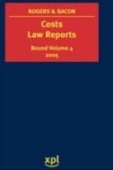 Costs Law Reports 2005