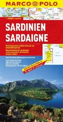 Marco Polo Regionalkarte Italien. Sardinien 1 : 300 000