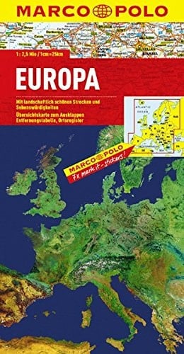 "europe ; euro carte marco polo"