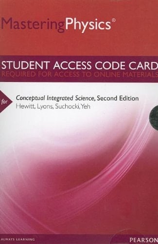 MasteringPhysics and Reg; -- Standalone Access Card -- for Conceptual Integrated Science