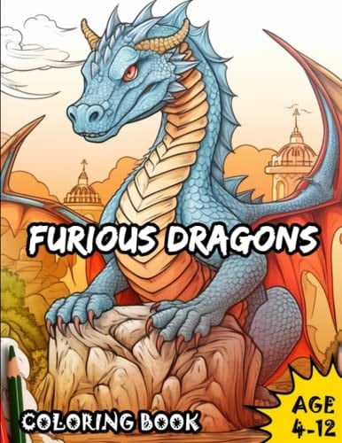 Furious Dragons: coloring book (CreActivity)
