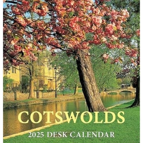 Cotswolds Mini Desktop Calendar - 2025