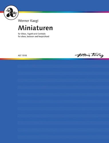 Miniaturen: oboe, bassoon and harpsichord. Partition et partie.