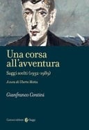 Una corsa all'avventura saggi scelti (1932-1989)