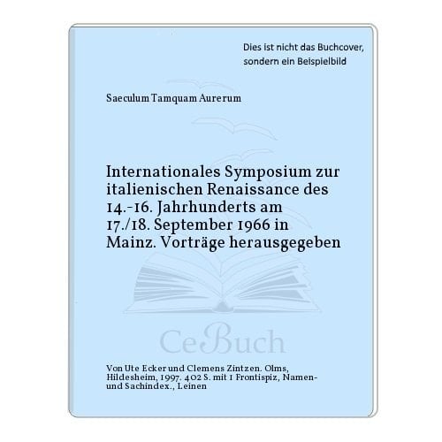 Saeculum tamquam aureum - Internationales Symposium