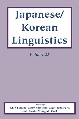 Japanese/Korean Linguistics, Volume 25
