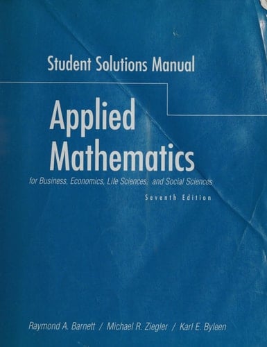 Students Solutons Manual