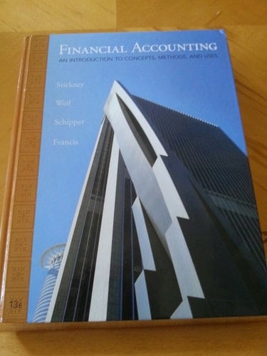 Financial Accounting: An Introduction to Concepts, Methods and Uses