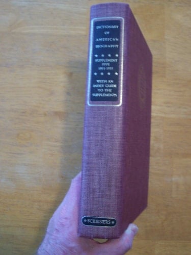 Dictionary of American Biography: 1941-1945