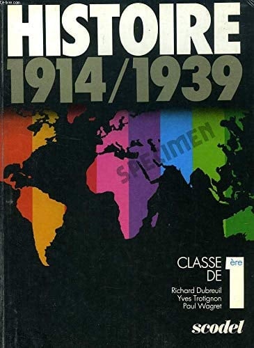 Histoire, 1914-1939