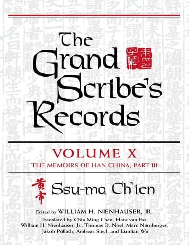 The Grand Scribe's Records, Volume X